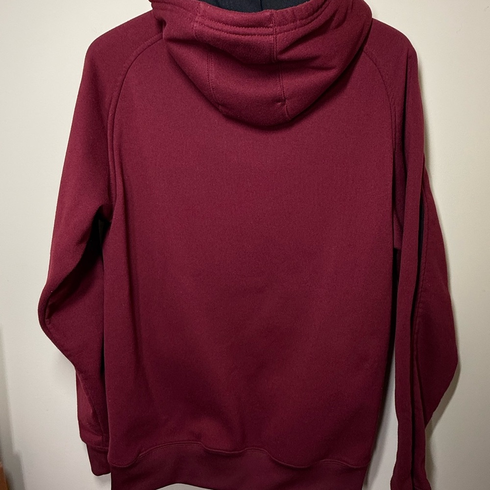 Alabama A&M University Hoodie NCAA maroon red color polyester sweatshirt Adult M - Picture 2 of 4
